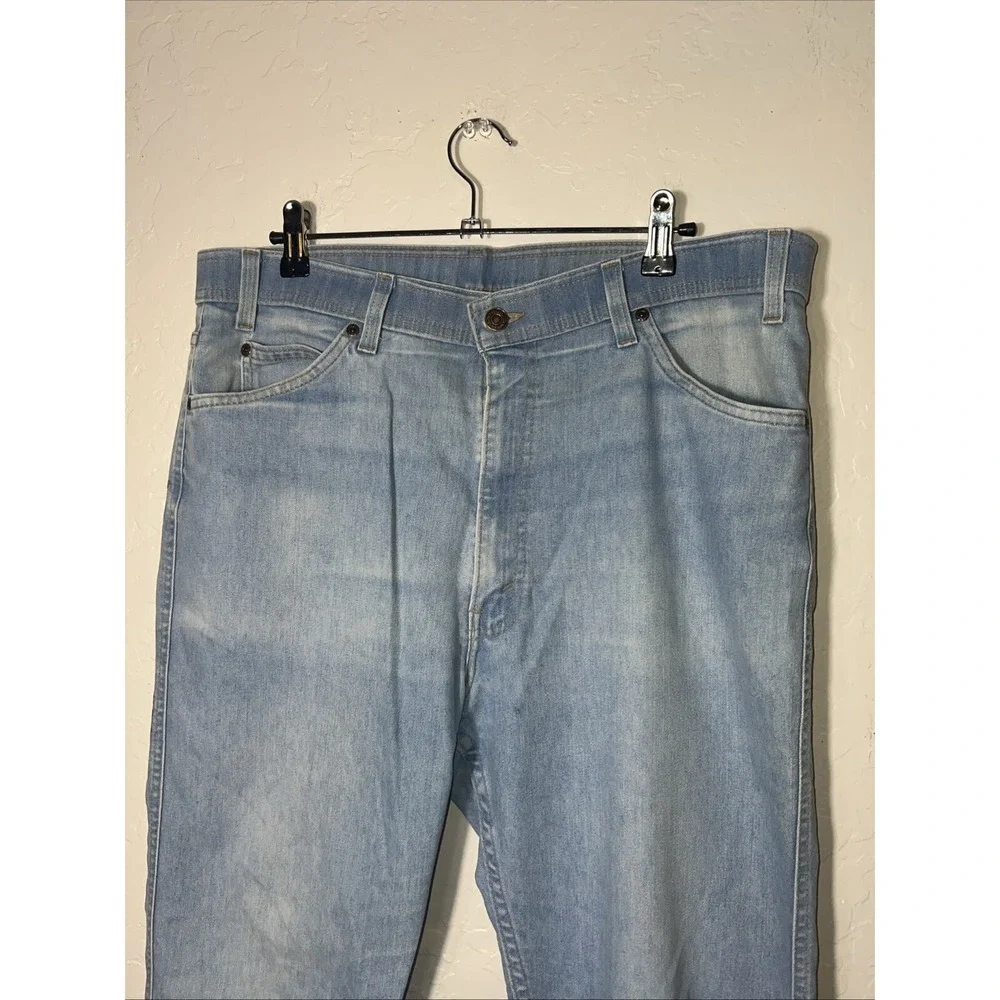 Vintage 80s Levi's Light Blue Denim Jeans USA Brown Tab‎ 38x32 Excellent ✅ (278)